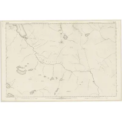 1875 Map of Sutherland, Sheet XIII, 1878 Print