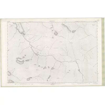 1903 Map of Sutherland Sheet XIII, 1907 Print