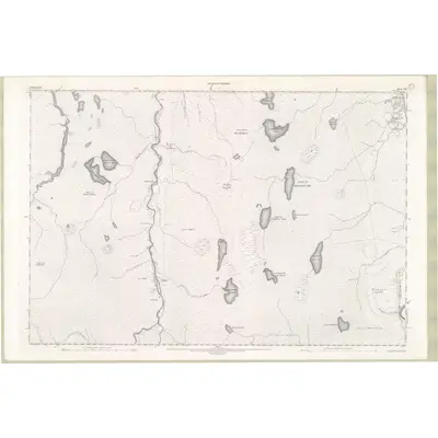 1904 Map of Sutherland Sheet XIX, 1908 Print