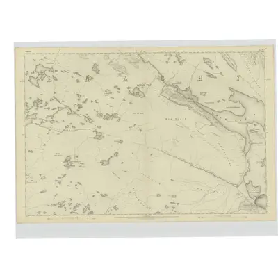 1875 Map of Sutherland, Sheet XL, 1878 Print