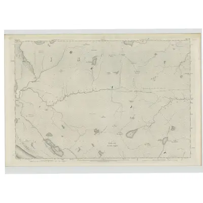 1875 Map of Sutherland, Sheet XLI, 1878 Print
