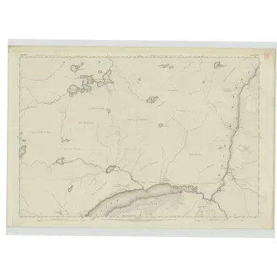 1873 Map of Sutherland, Sheet XLIV, 1878 Print