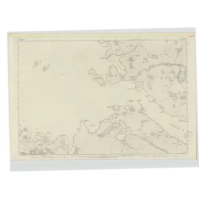 1875 Map of Sutherland, Sheet XLIX, 1878 Print