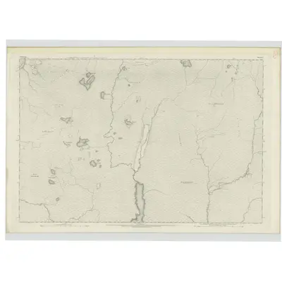 1873 Map of Sutherland, Sheet XLV, 1878 Print