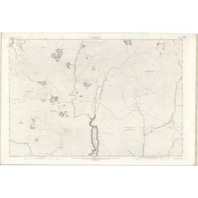 1904 Map of Sutherland Sheet XLV, 1906 Print
