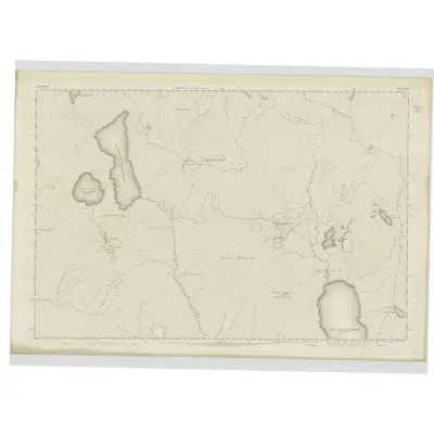 1873 Map of Sutherland, Sheet XLVI, 1878 Print