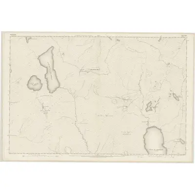 1873 Map of Sutherland, Sheet XLVI, 1878 Print