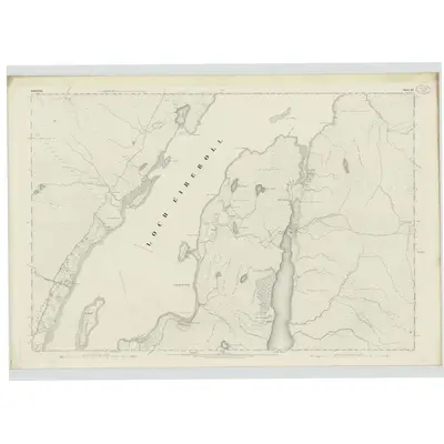 1874 Map of Sutherland, Sheet XV, 1878 Print