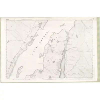 1903 Map of Sutherland Sheet XV, 1908 Print