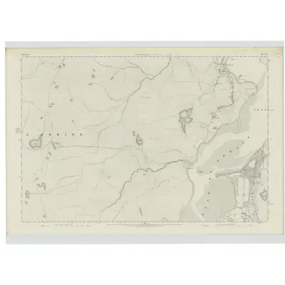1874 Map of Sutherland, Sheet XVI, 1878 Print