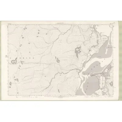 1903 Map of Sutherland Sheet XVI, 1908 Print