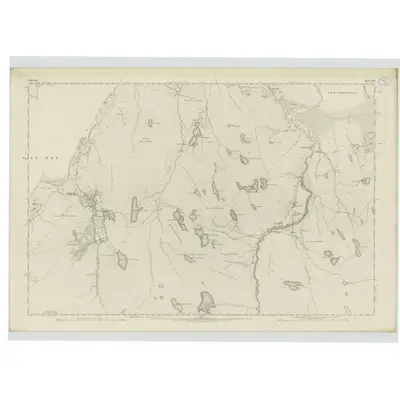 1874 Map of Sutherland, Sheet XVII, 1878 Print