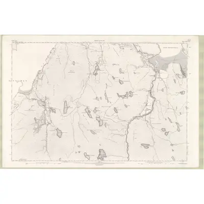 1903 Map of Sutherland Sheet XVII, 1908 Print