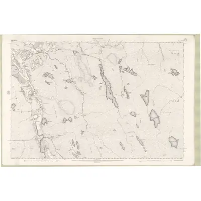 1904 Map of Sutherland Sheet XVIII, 1908 Print