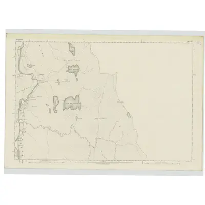 1873 Map of Sutherland, Sheet XX, 1878 Print