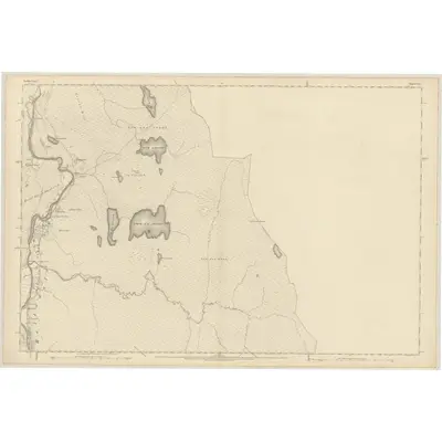 1873 Map of Sutherland, Sheet XX, 1878 Print