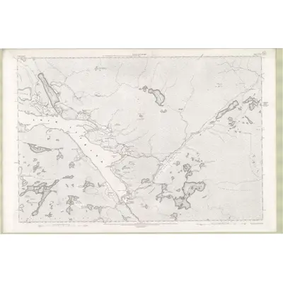 1903 Map of Sutherland Sheet XXII, 1908 Print
