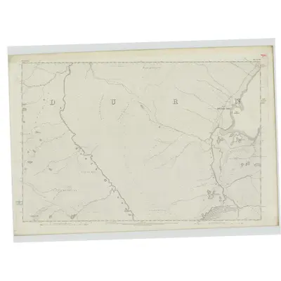 1874 Map of Sutherland, Sheet XXIII, 1878 Print