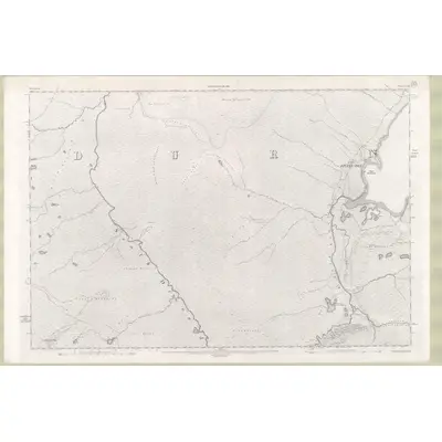 1903 Map of Sutherland Sheet XXIII, 1907 Print
