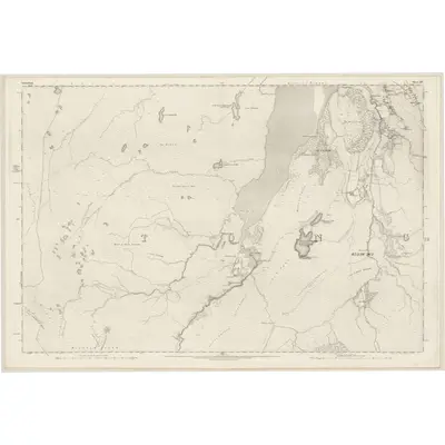 1874 Map of Sutherland, Sheet XXV, 1878 Print