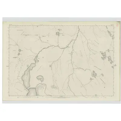1874 Map of Sutherland, Sheet XXVI, 1878 Print