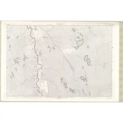 1904 Map of Sutherland Sheet XXVII, 1906 Print
