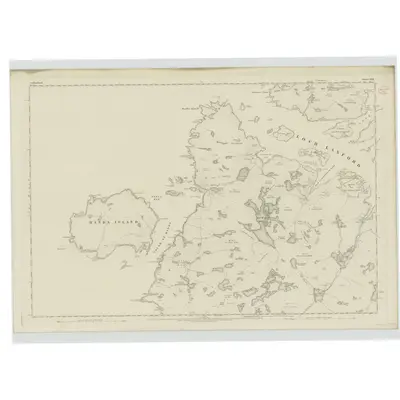 1875 Map of Sutherland, Sheet XXX, 1878 Print