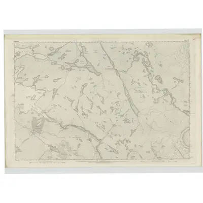 1875 Map of Sutherland, Sheet XXXI, 1878 Print