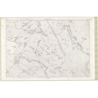 1903 Map of Sutherland Sheet XXXI, 1907 Print