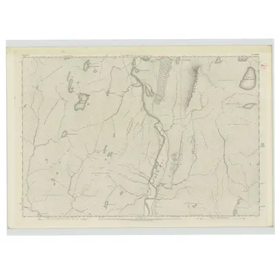1874 Map of Sutherland, Sheet XXXIII, 1878 Print
