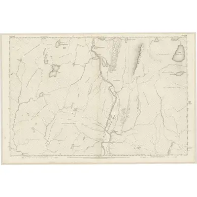 1874 Map of Sutherland, Sheet XXXIII, 1878 Print