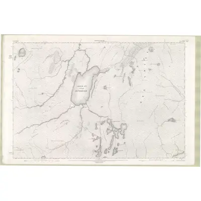 1903 Map of Sutherland Sheet XXXIV, 1908 Print