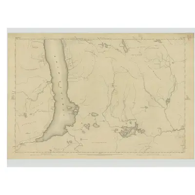 1874 Map of Sutherland, Sheet XXXV, 1878 Print