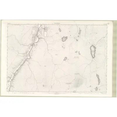 1904 Map of Sutherland Sheet XXXVI, 1906 Print