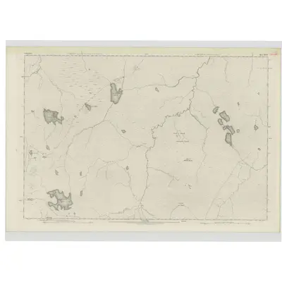 1873 Map of Sutherland, Sheet XXXVII, 1878 Print