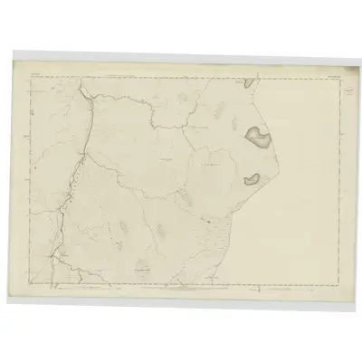 1873 Map of Sutherland, Sheet XXXVIII, 1878 Print