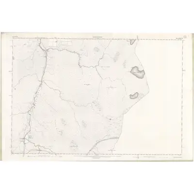 1904 Map of Sutherland Sheet XXXVIII, 1907 Print