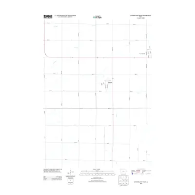 2013 Map of Sutherland West, 2013 Print
