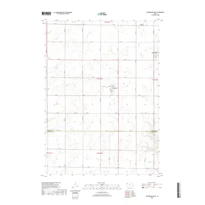 2018 Map of Sutherland West, 2018 Print