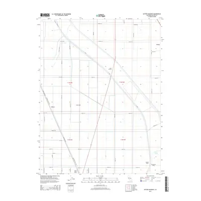 2015 Map of Sutter Causeway, 2015 Print