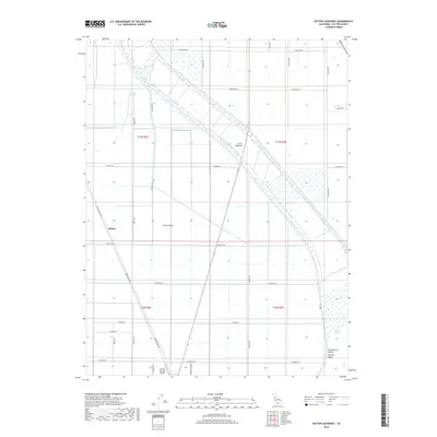 2018 Map of Sutter Causeway, 2018 Print