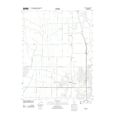 2012 Map of Sutter, 2012 Print