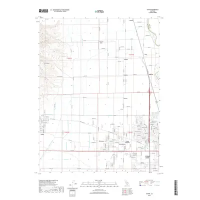 2018 Map of Sutter, 2018 Print