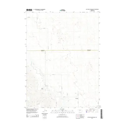 2014 Map of Suttlers Canyon East, 2014 Print