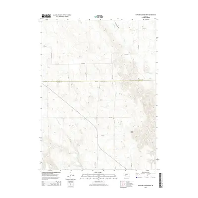 2014 Map of Suttlers Canyon West, 2014 Print