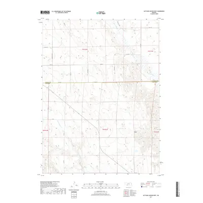 2017 Map of Suttlers Canyon West, 2017 Print