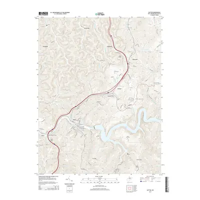 2014 Map of Sutton, 2014 Print