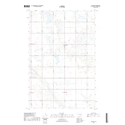 2018 Map of Sutton NE, 2018 Print