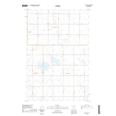 2020 Map of Sutton SW, 2020 Print