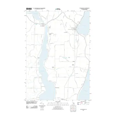 2011 Map of Suttons Bay, 2011 Print